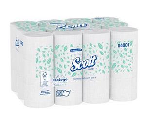 SCOTT 2-PLY CORELESS BATH TISSUE 36/CS - Toilet Paper